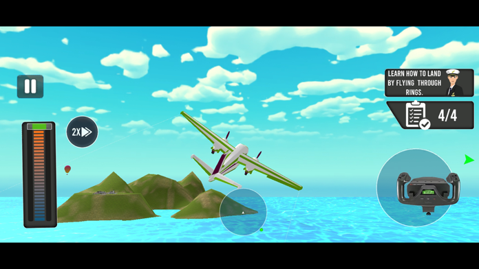 Cuplikan Layar Game Pilot Flight Simulator Games