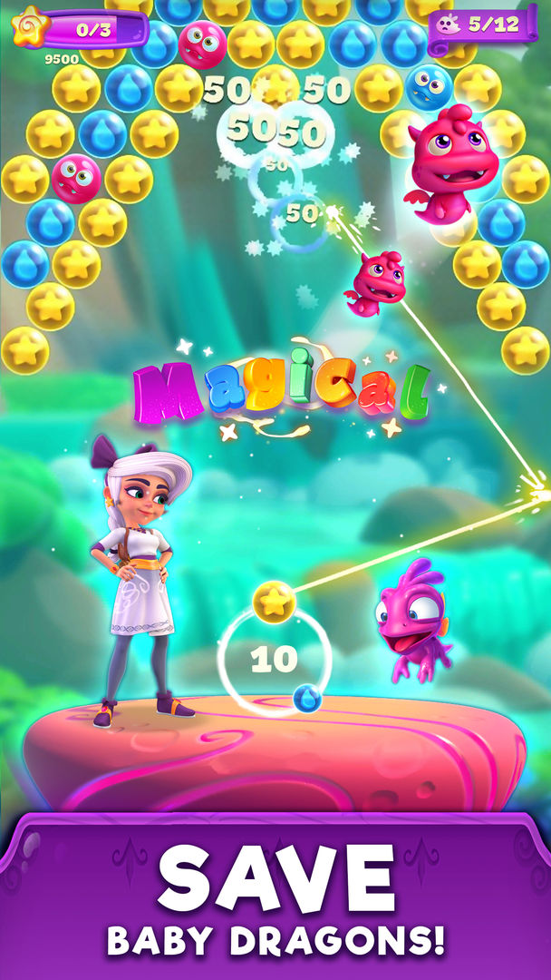 Screenshot of Luna’s Quest Bubble Shooter