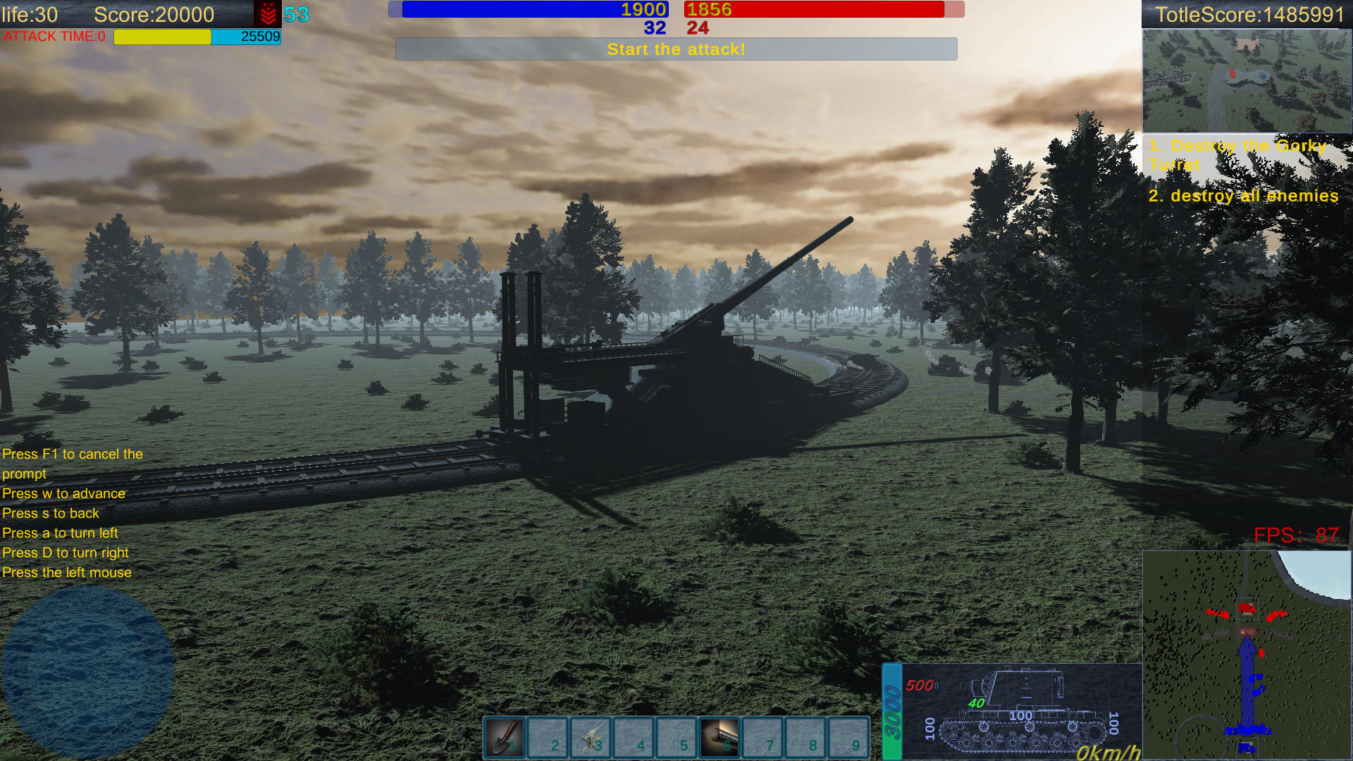Screenshot of Armored Battalion