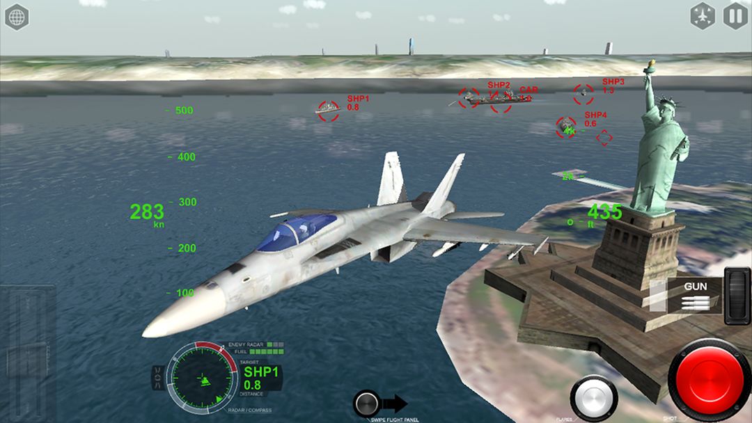 AirFighters Pro 게임 스크린 샷