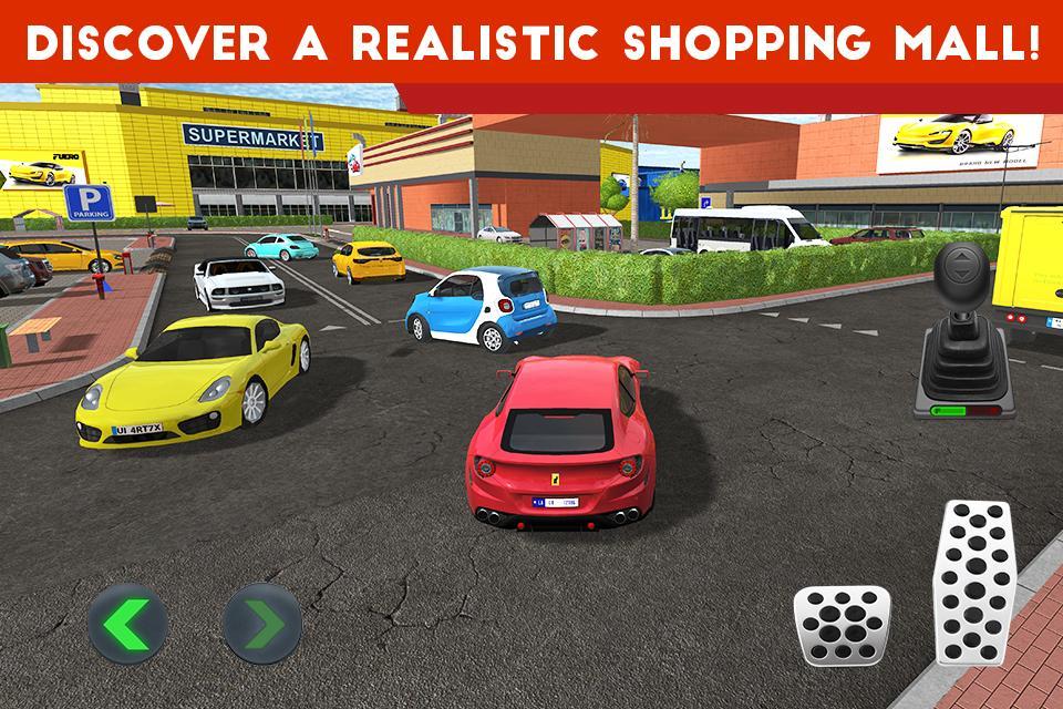 Shopping Mall Parking Lot Game Screenshot