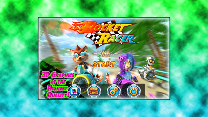 Rocket Racer R ภาพหน้าจอเกม