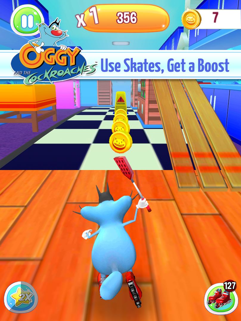 Oggy 3D Run screenshot game