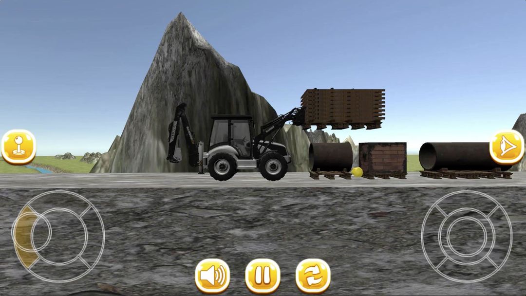 Traktor Digger 3D screenshot game