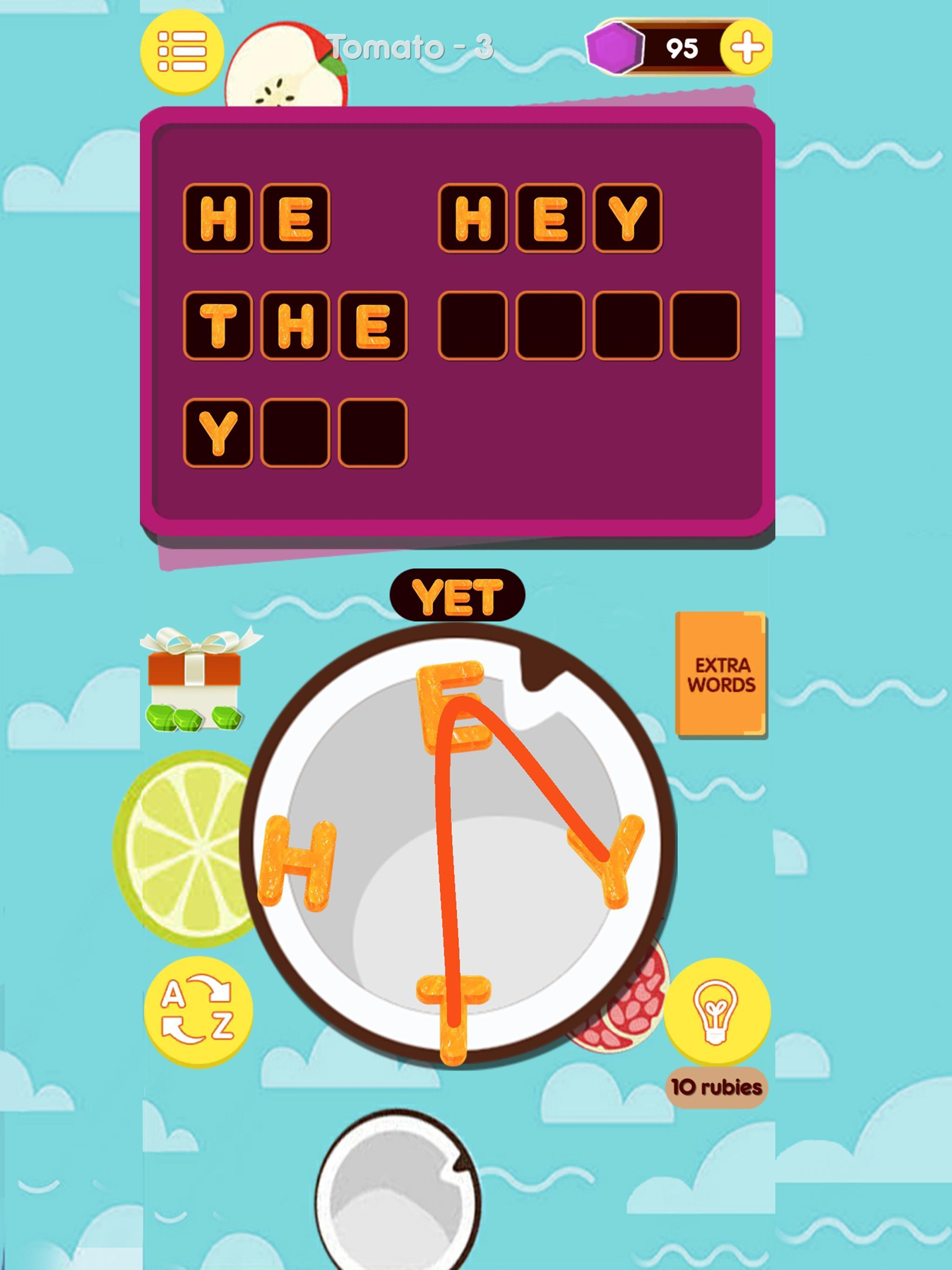Fruit Spelling Ninja Game Screenshot