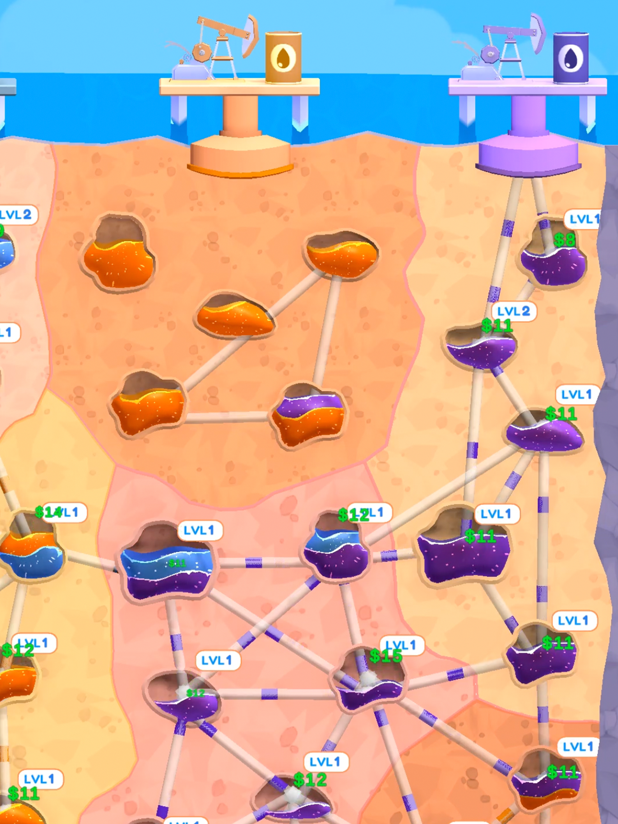 Скриншот игры Oil Wells