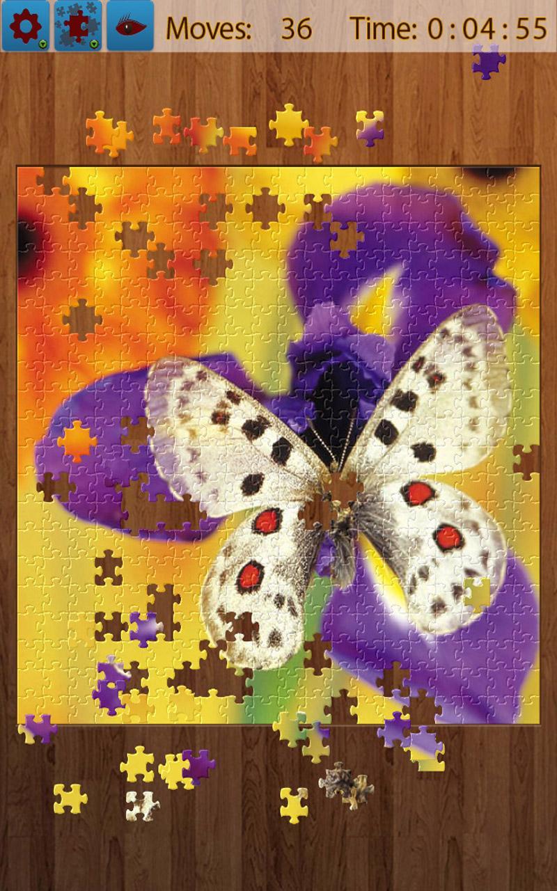 Butterfly Jigsaw Puzzles Game Screenshot