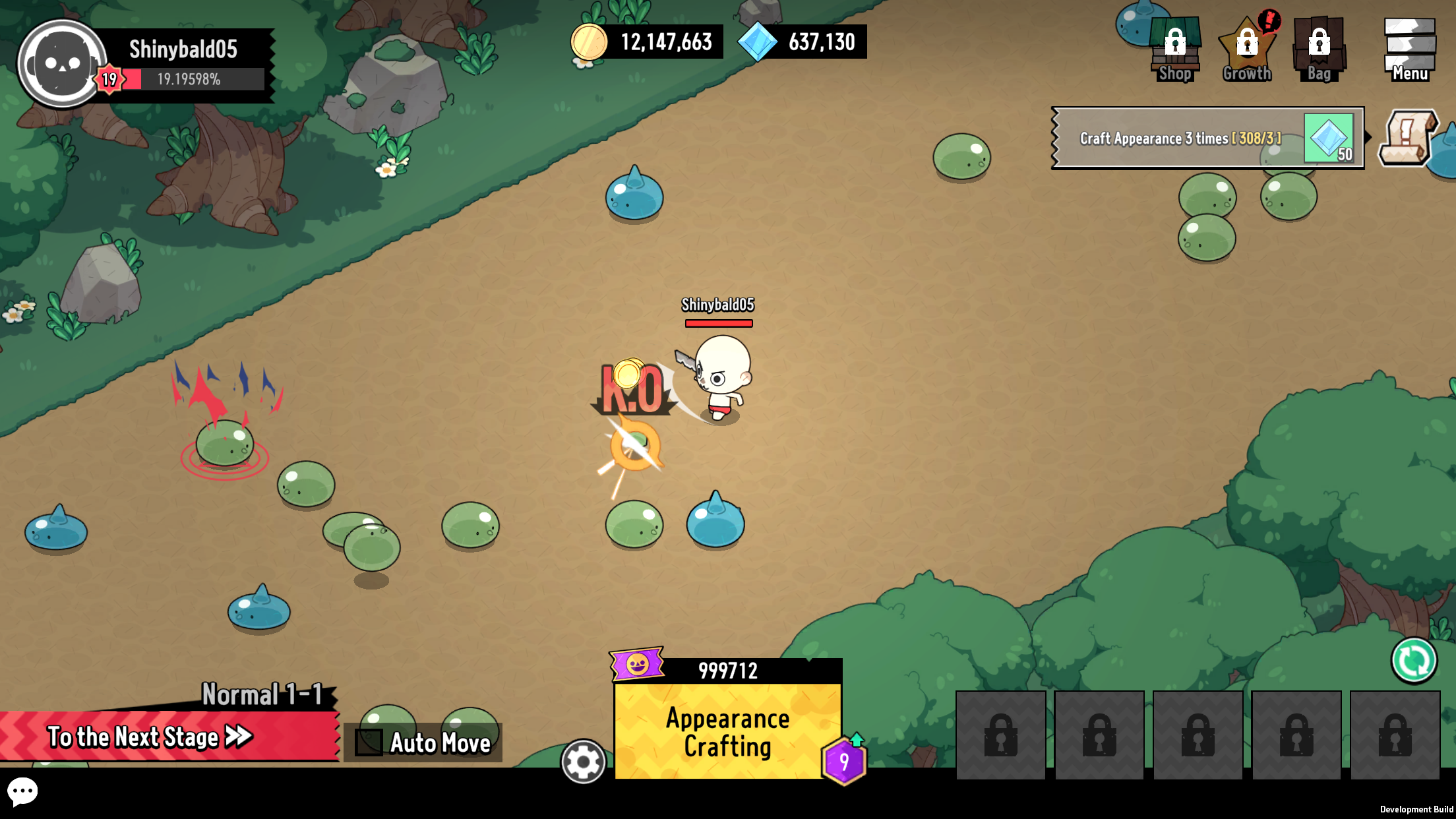 Baldboy : Idle RPG Game Screenshot