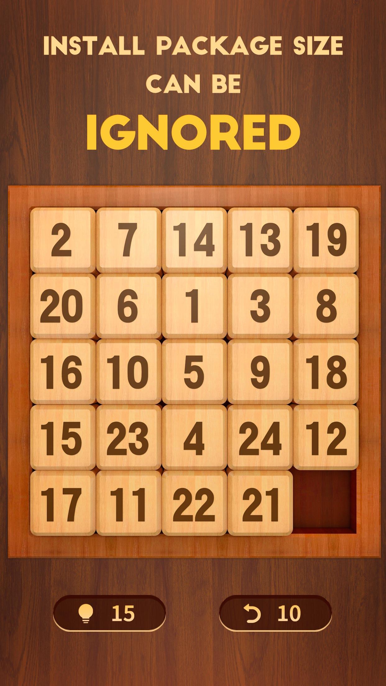 Скриншот игры Numpuz: Number Puzzle Games