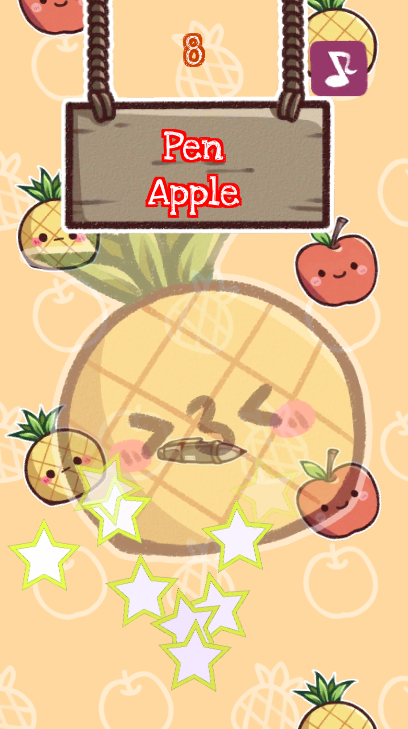 PineApple, Pen! screenshot game