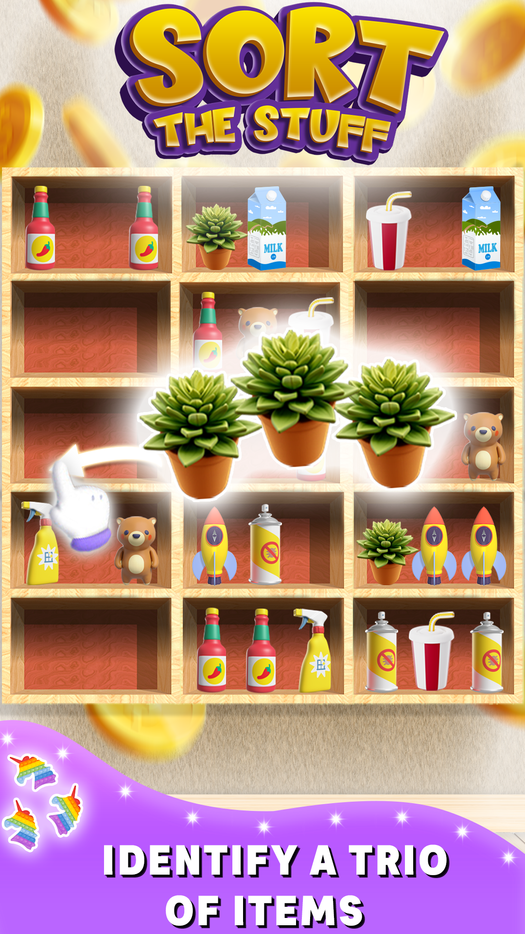 Stuff Sorting Puzzle 게임 스크린샷