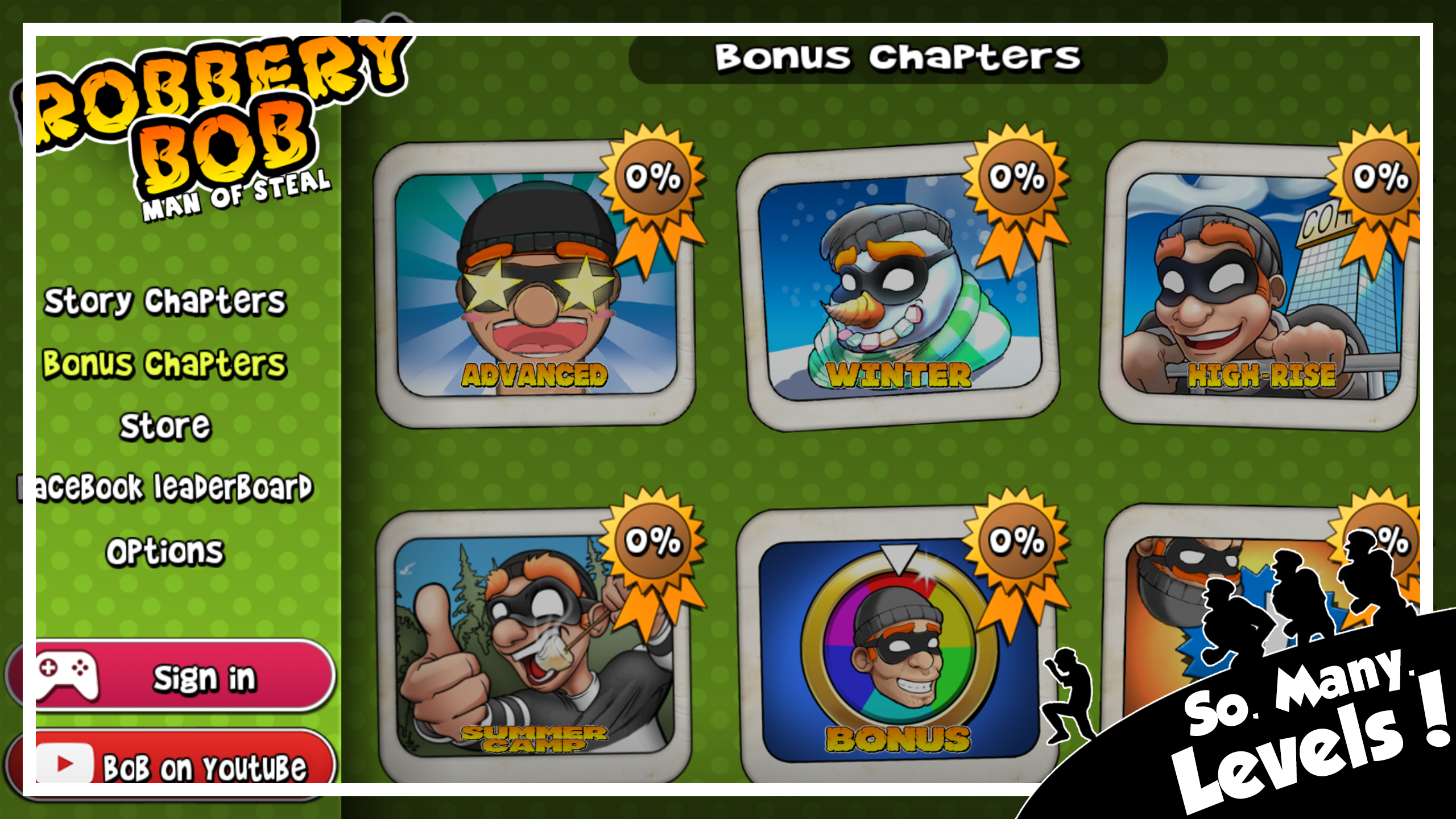 Robbery Bob - หลบหนีจากตำรวจ ภาพหน้าจอเกม