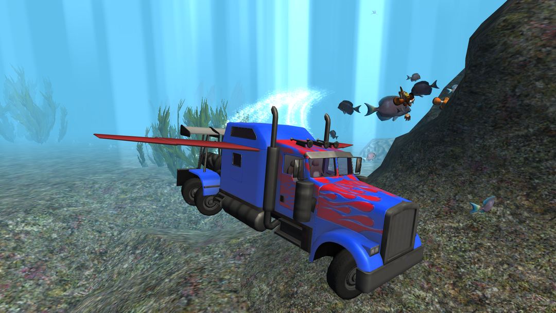 Submarine Transformer Truck 3D screenshot game