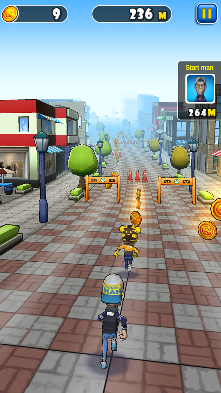 Running Man Game Screenshot