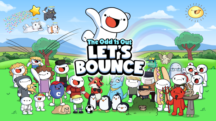 Captura de Tela do Jogo TheOdd1sOut: Let's Bounce