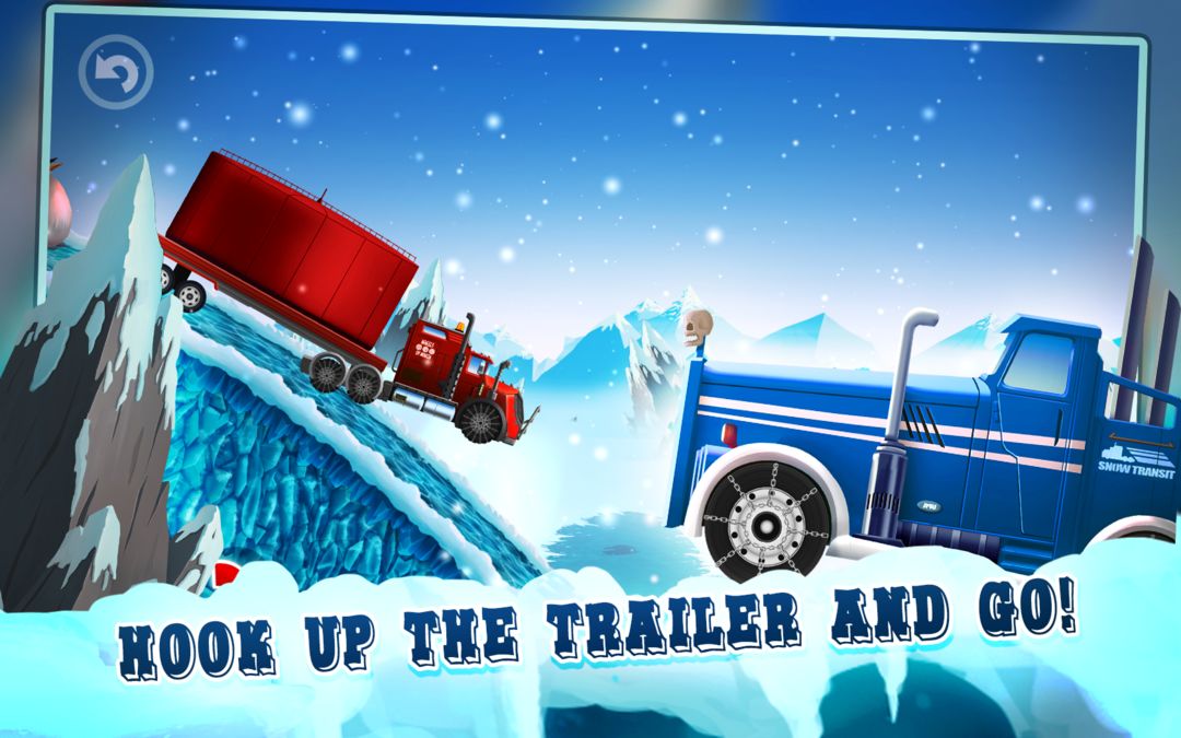 Truck Driving Race 2: Ice Road 게임 스크린 샷
