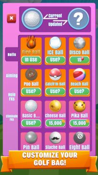 Ảnh chụp màn hình Mini Golf Star! Retro Spiel!