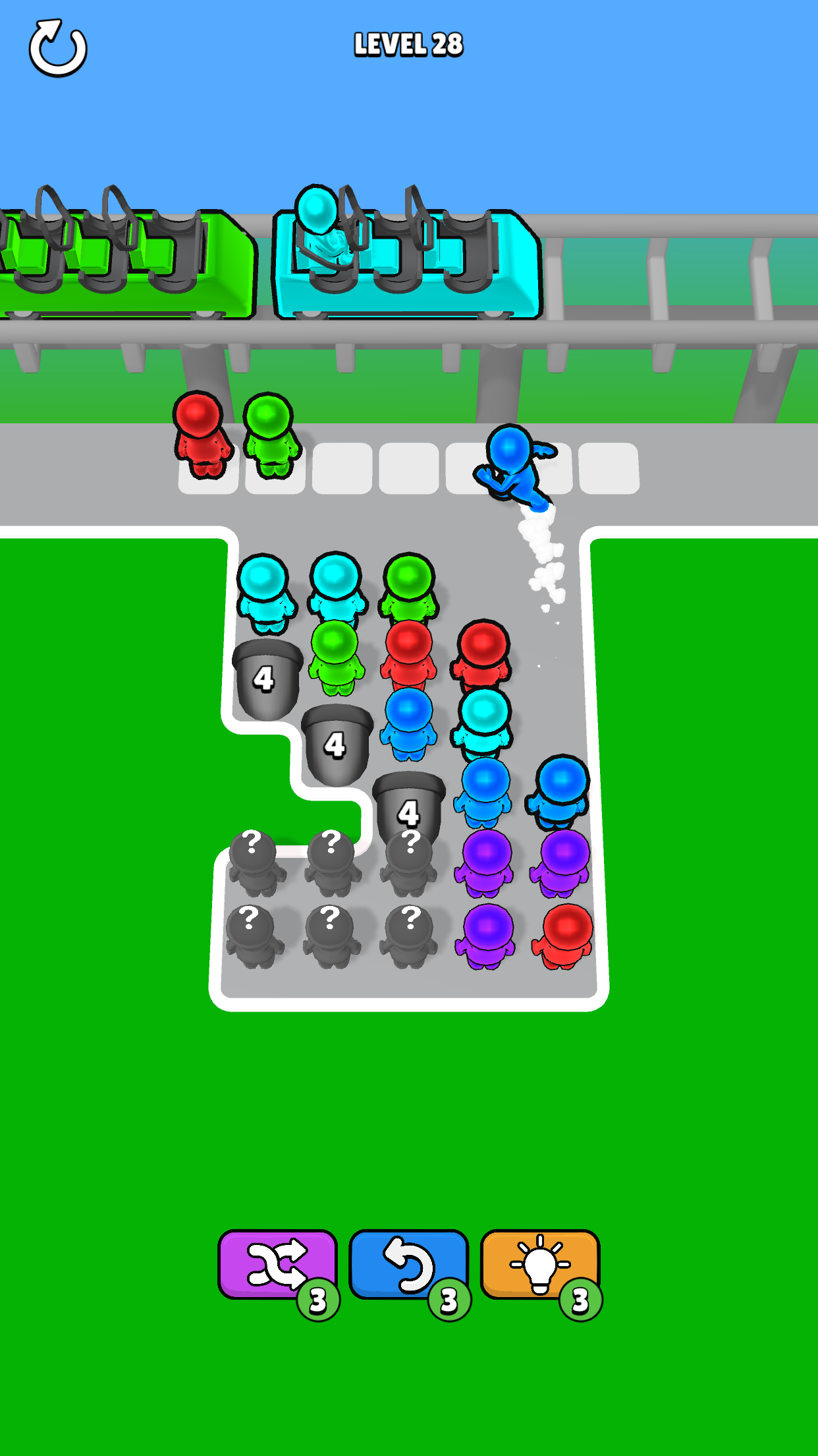 Roller Coaster Jam Game Screenshot