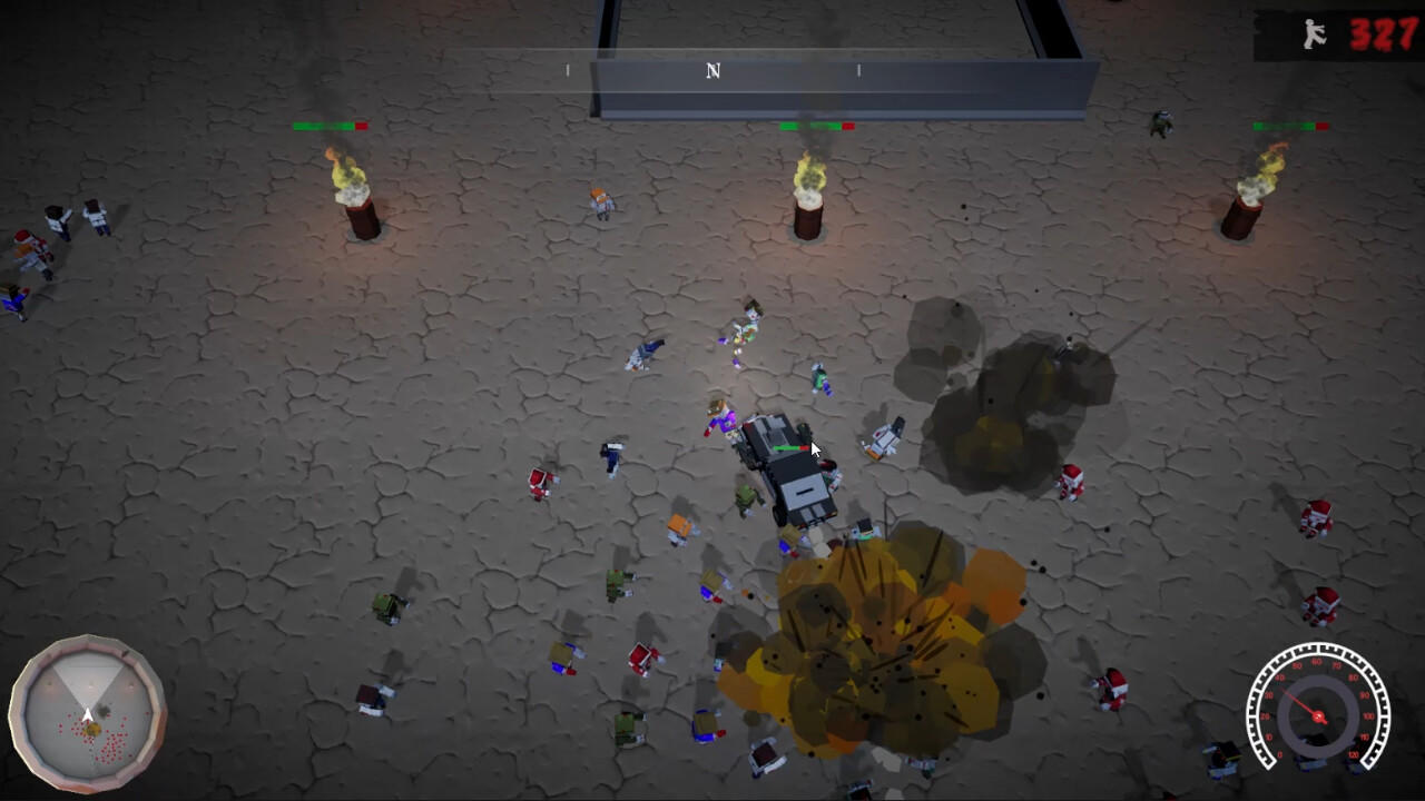 Screenshot of Diminishing Light: Wheeled Carnage