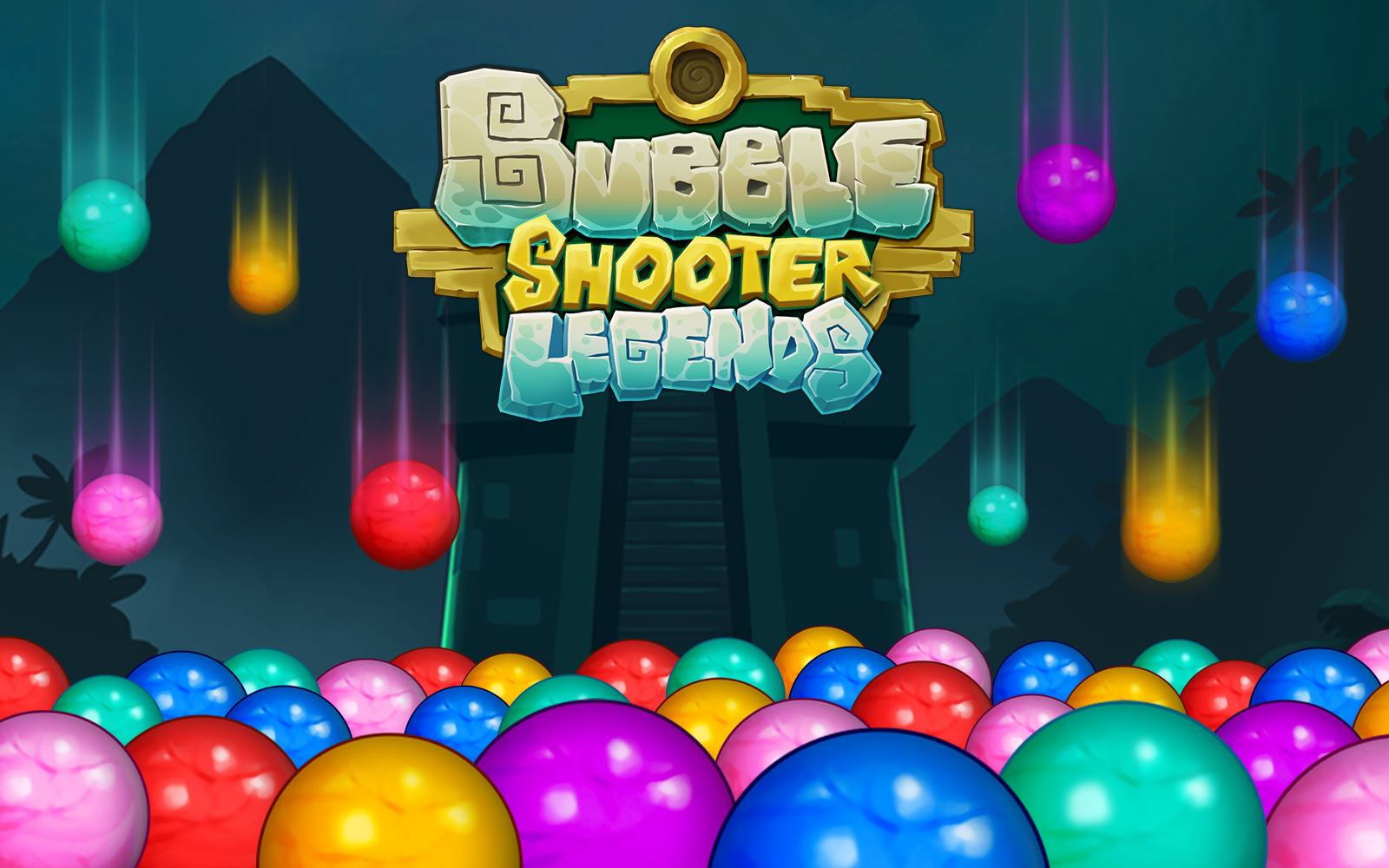 Bubble Shooter Legends Game Screenshot