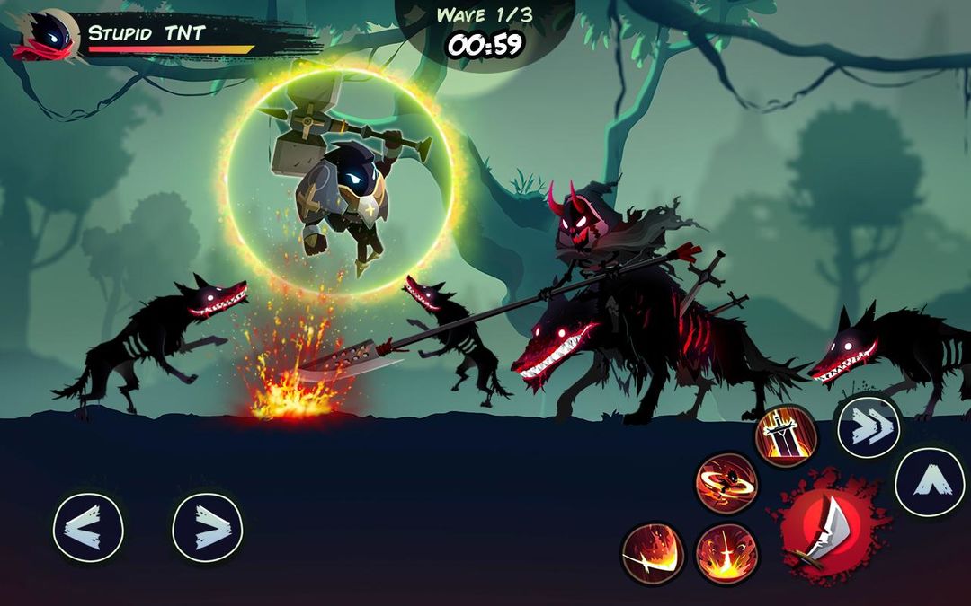 Shadow Stickman : 공정을 위해 싸우십시오 게임 스크린 샷