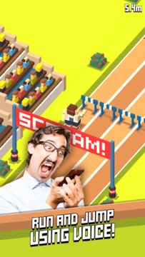 Captura de Tela do Jogo screamrun.io