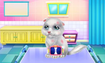 Kitty Beauty Kitty Grooming Spa Salon Game Screenshot