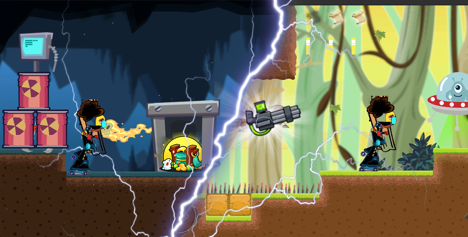 Screenshot of Moon Girl Lunella adventures