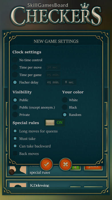 Checkers by SkillGamesBoard ゲームのスクリーンショット
