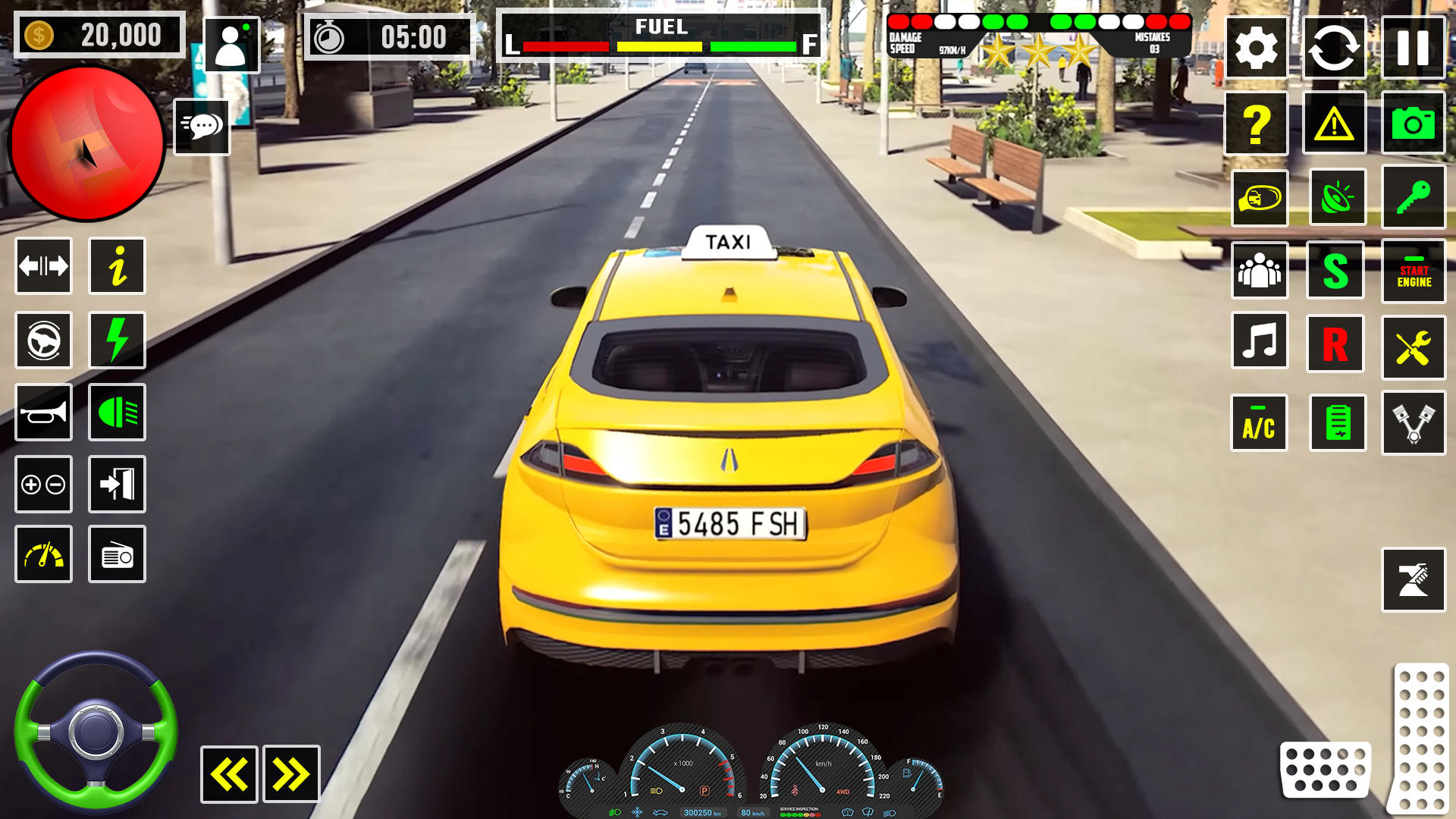 Crazy Taxi Driver: Taxi Game Game Screenshot