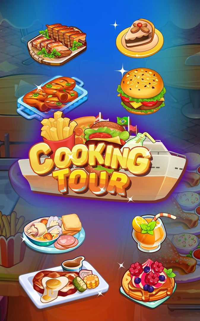 Cooking Tour: Craze Fast Restaurant Cooking Games ภาพหน้าจอเกม