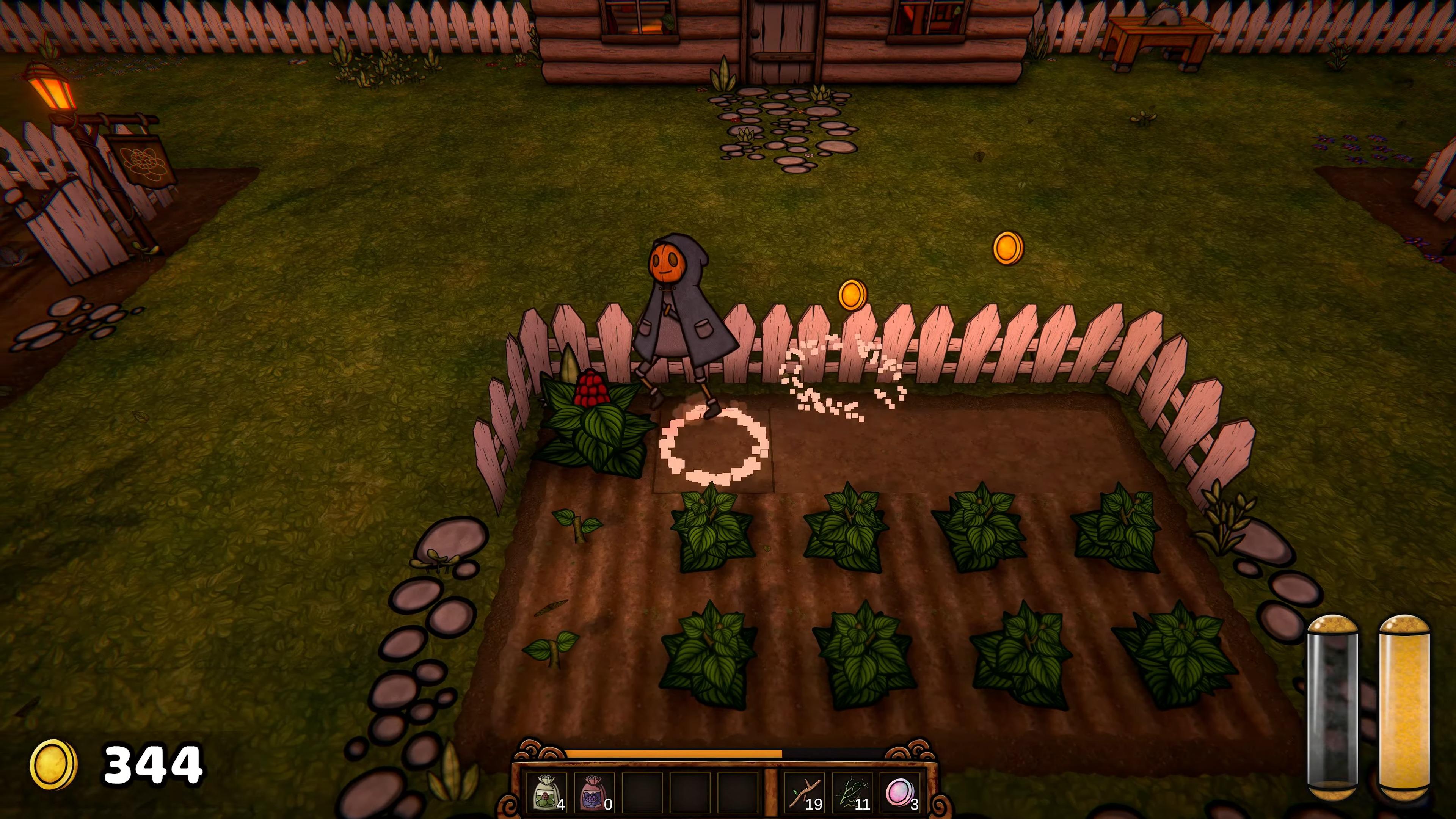 Screenshot of pumpkin punic halloween farm