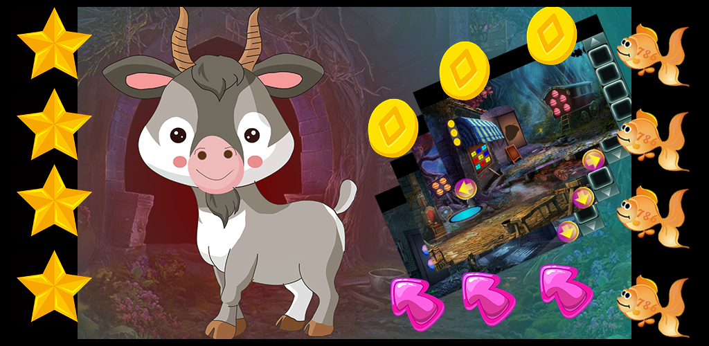 Banner of Best Escape Game 444 Farm Animal Goat Escape Game 