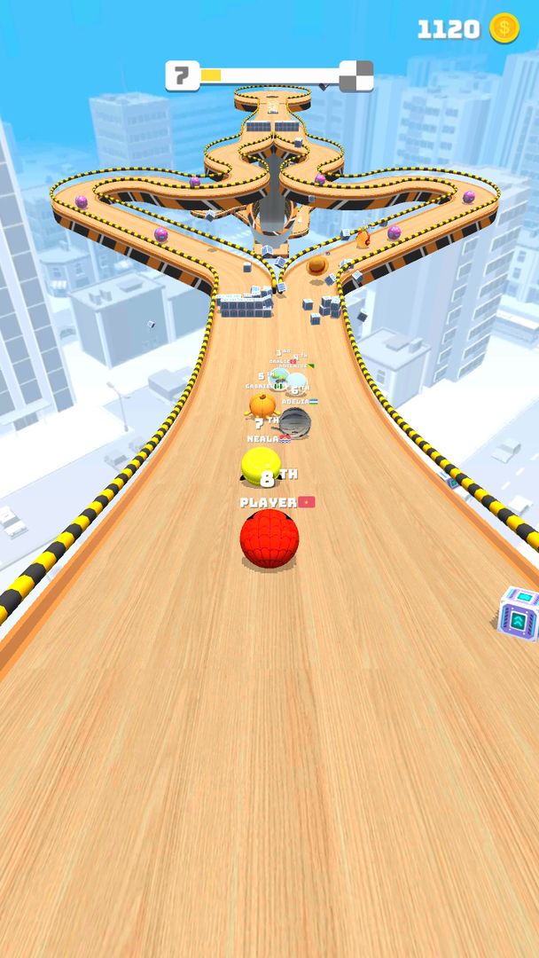 Screenshot of Sky Ball Racing
