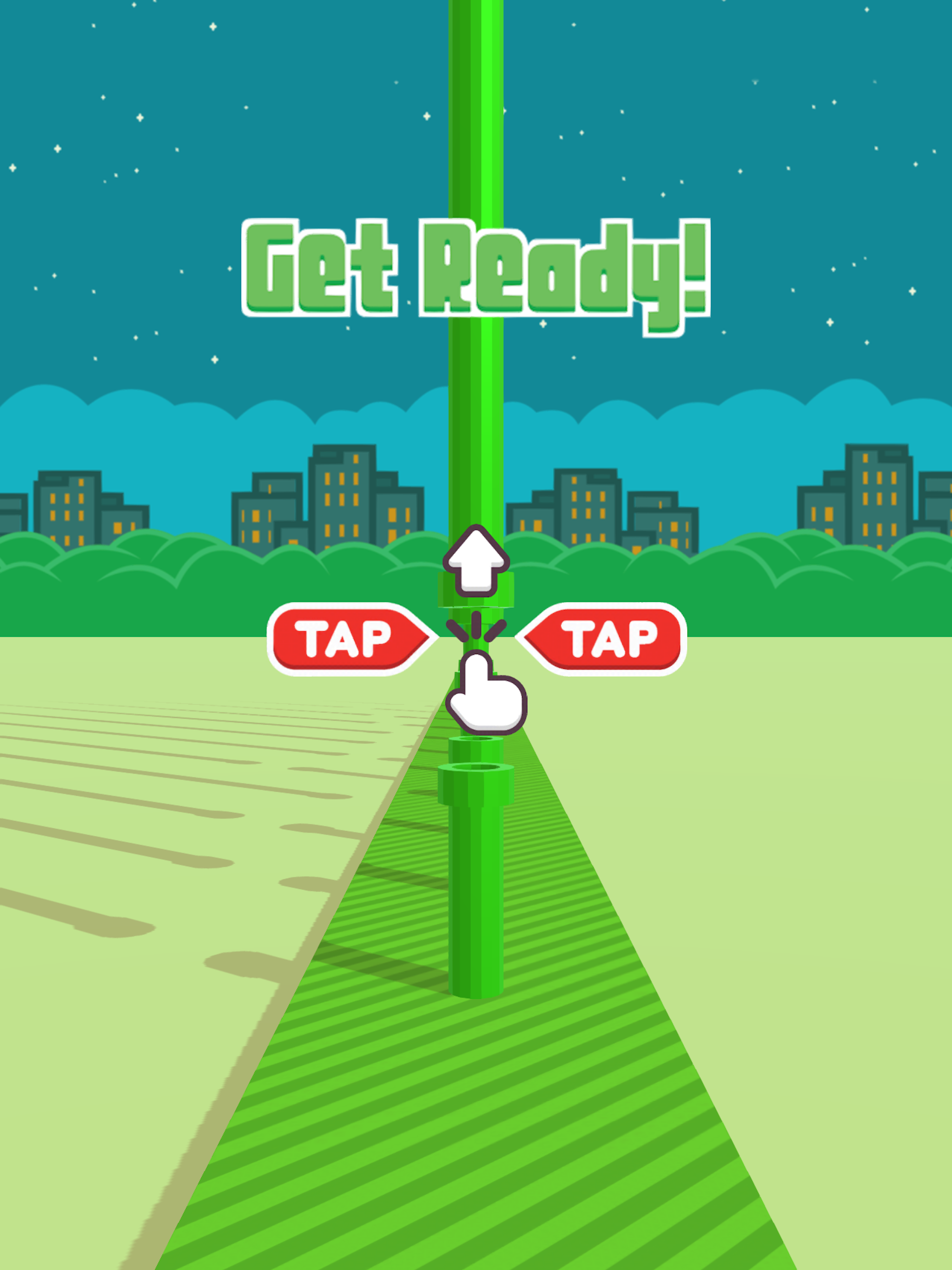 Flappy 3D - Bird's Eye View Game Screenshot