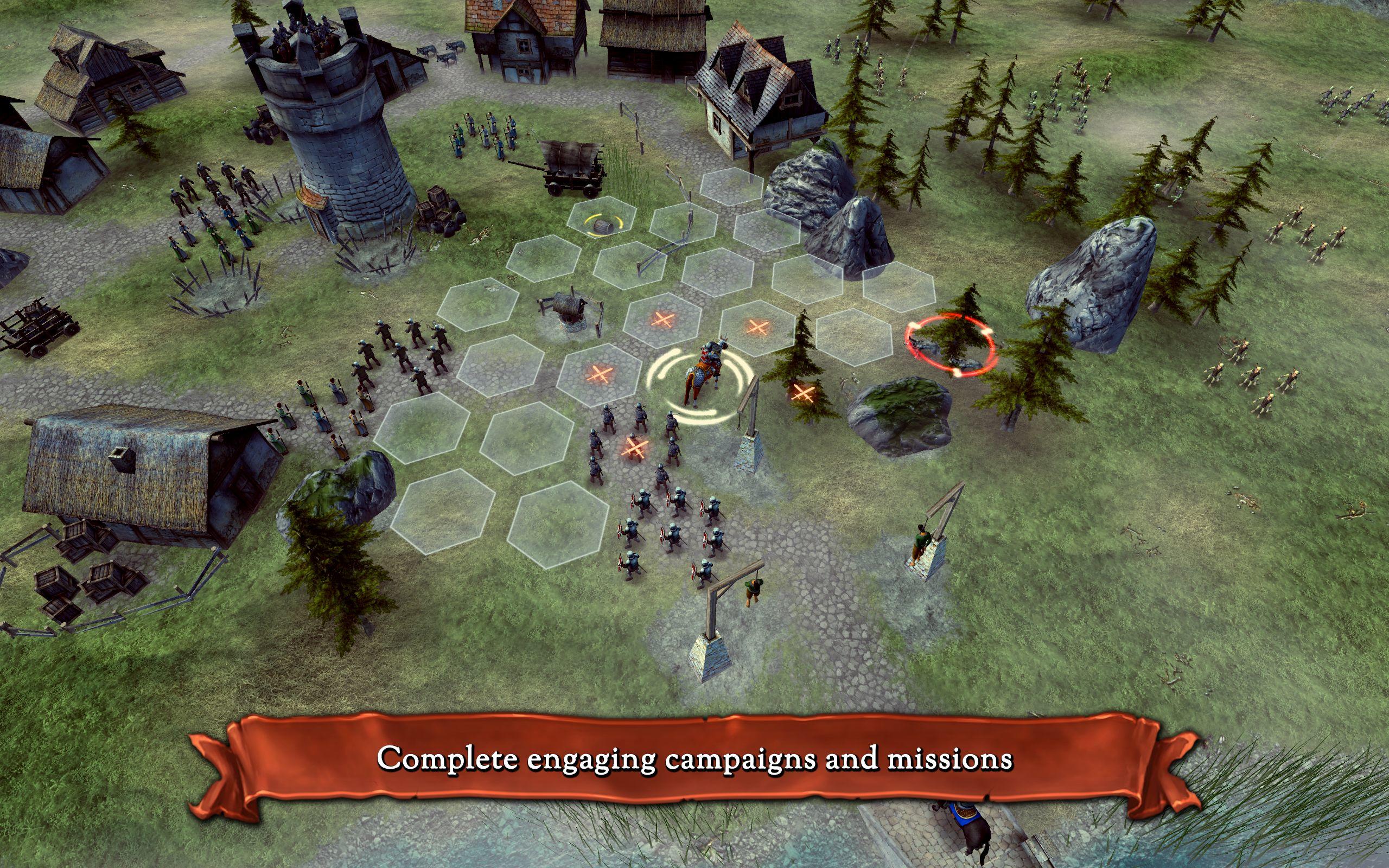 Hex Commander: Fantasy Heroes Game Screenshot