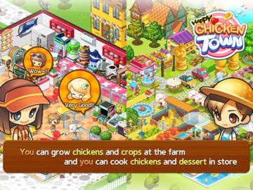 Happy Chicken Town (Farm & Res Game Screenshot