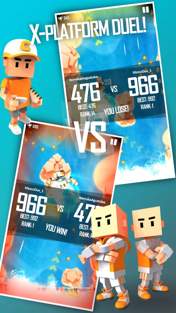 Flick Champions VS: Surfing screenshot game