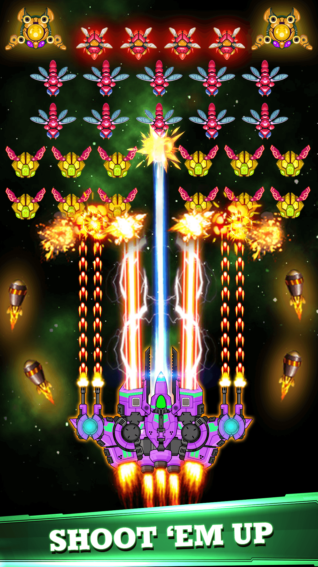 Galaxy Shooter Battle 2025 Game Screenshot