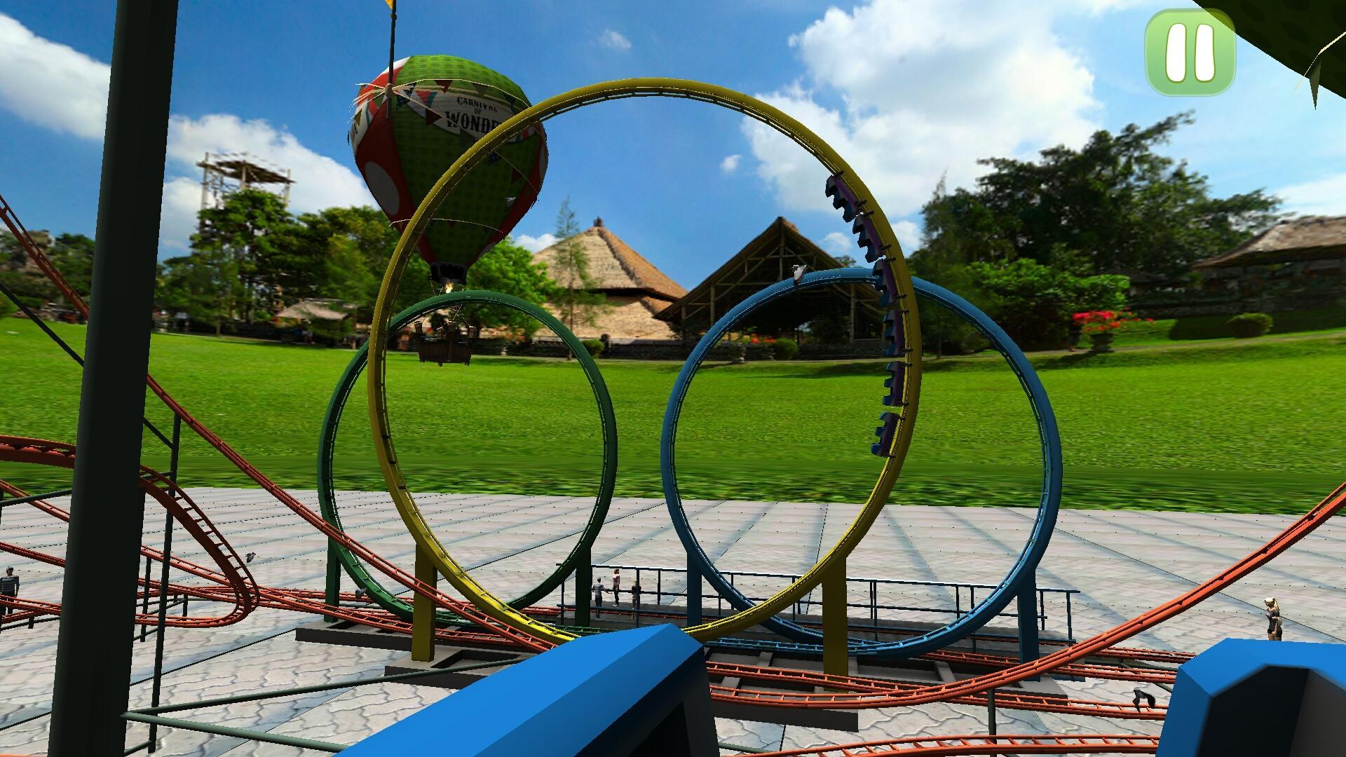 Roller Coaster Park: Fun Games ภาพหน้าจอเกม