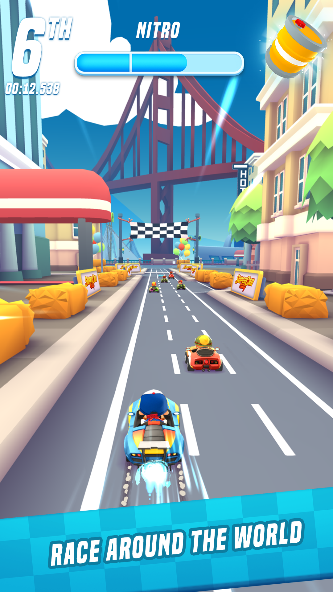 SuperCar City Game Screenshot