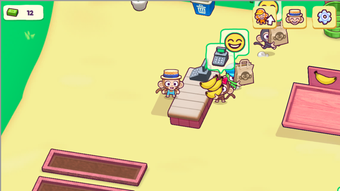 Market Simulator Monkey Mart Game Screenshot