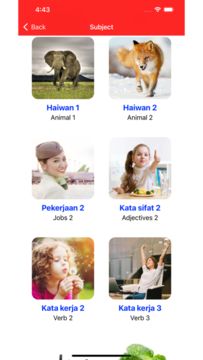 Learn Malay Vocabulary Game Screenshot