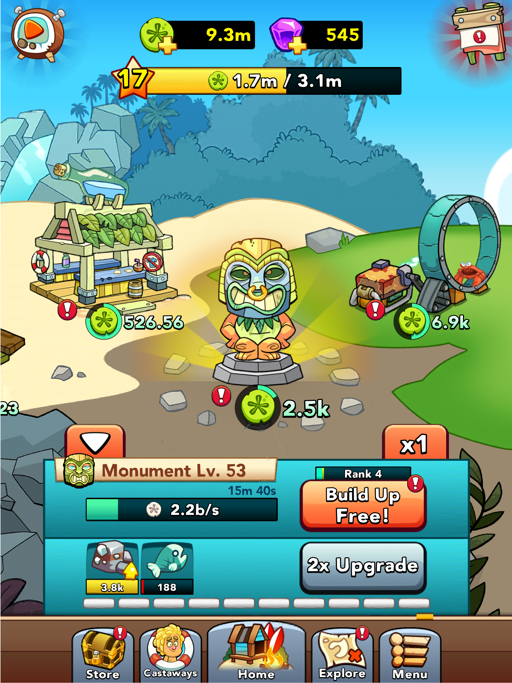 Castaway Cove Game Screenshot