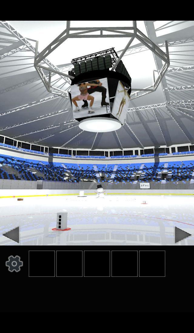 Escape from the skating hall. ภาพหน้าจอเกม