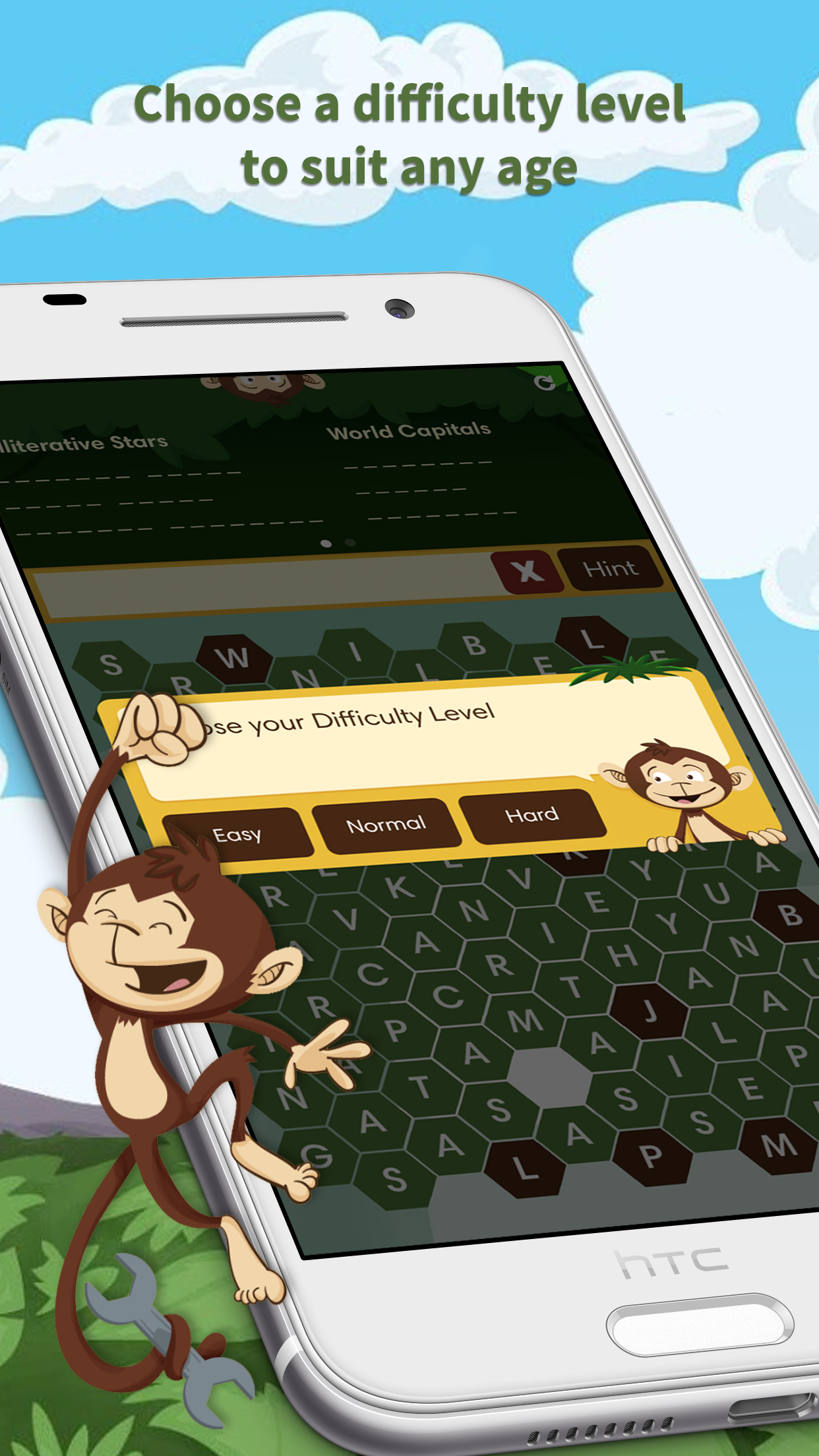 Monkey Wrench – Word Search ภาพหน้าจอเกม