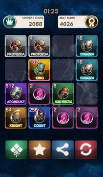 2048 Raising Sperms Game Screenshot