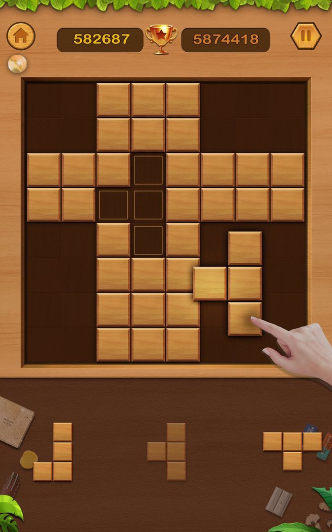 Wood Block Puzzle 2019遊戲截圖