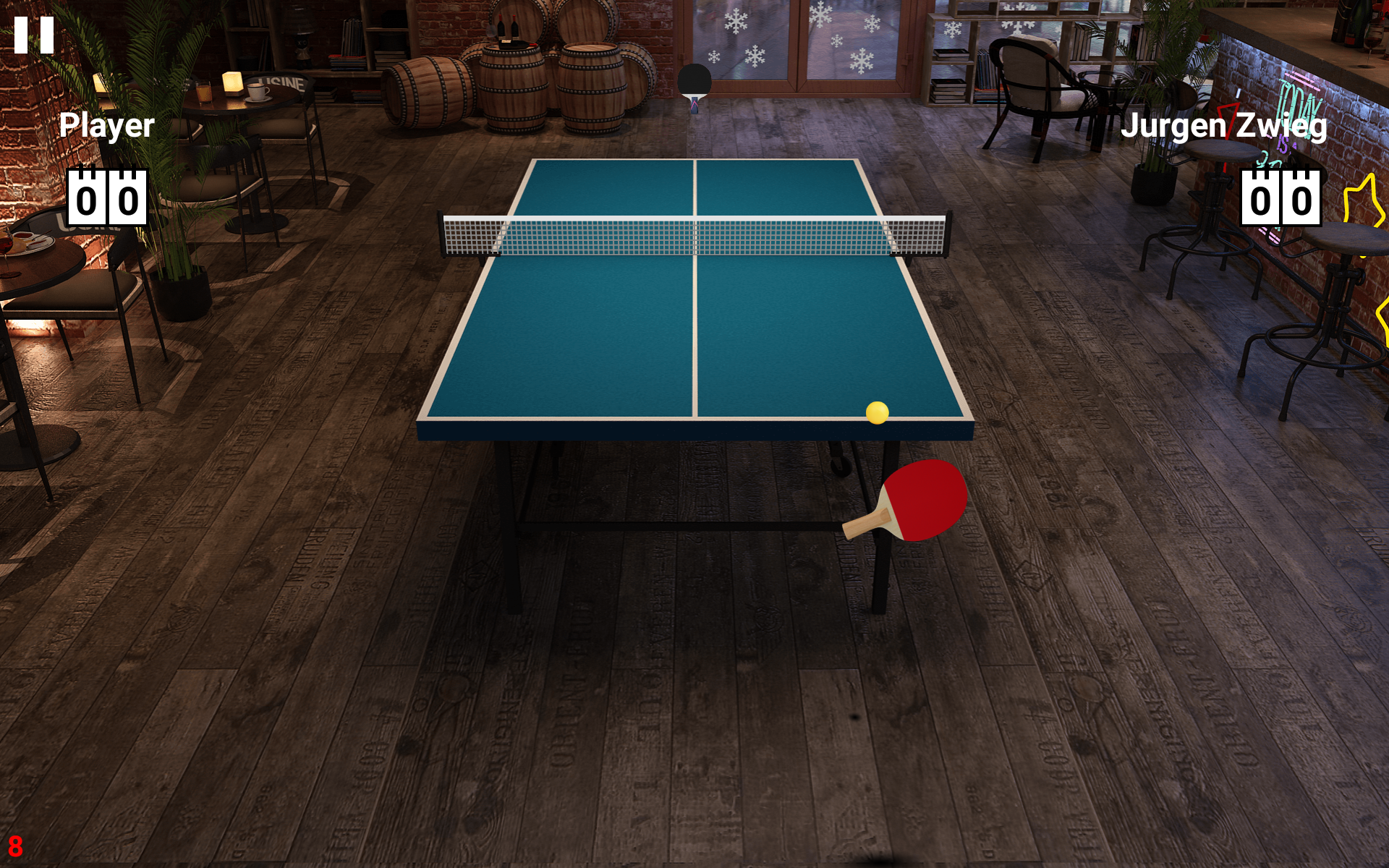 Cuplikan Layar Game Virtual Table Tennis