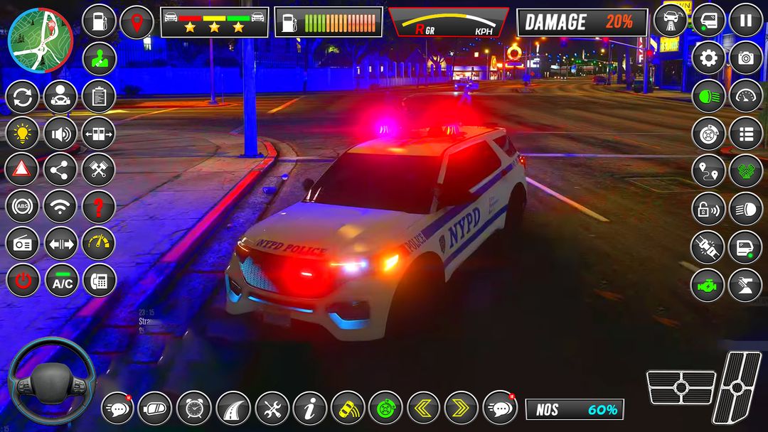 瀝青 市 警察 汽車 停車處遊戲截圖